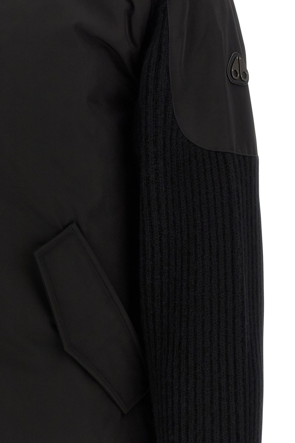Moose Knuckles Men 'Magnus Knit Hybrid' Bomber Jacket - 4
