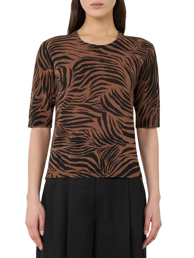 Women's Cotton Blend Organza Yarn Sweater 3