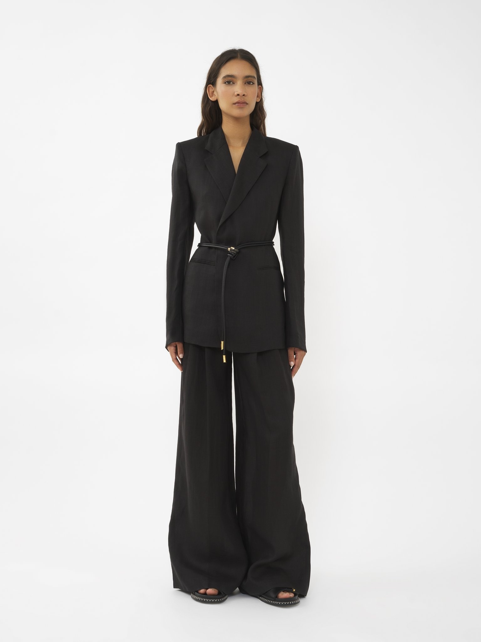 BUTTONLESS TAILORED JACKET - 3