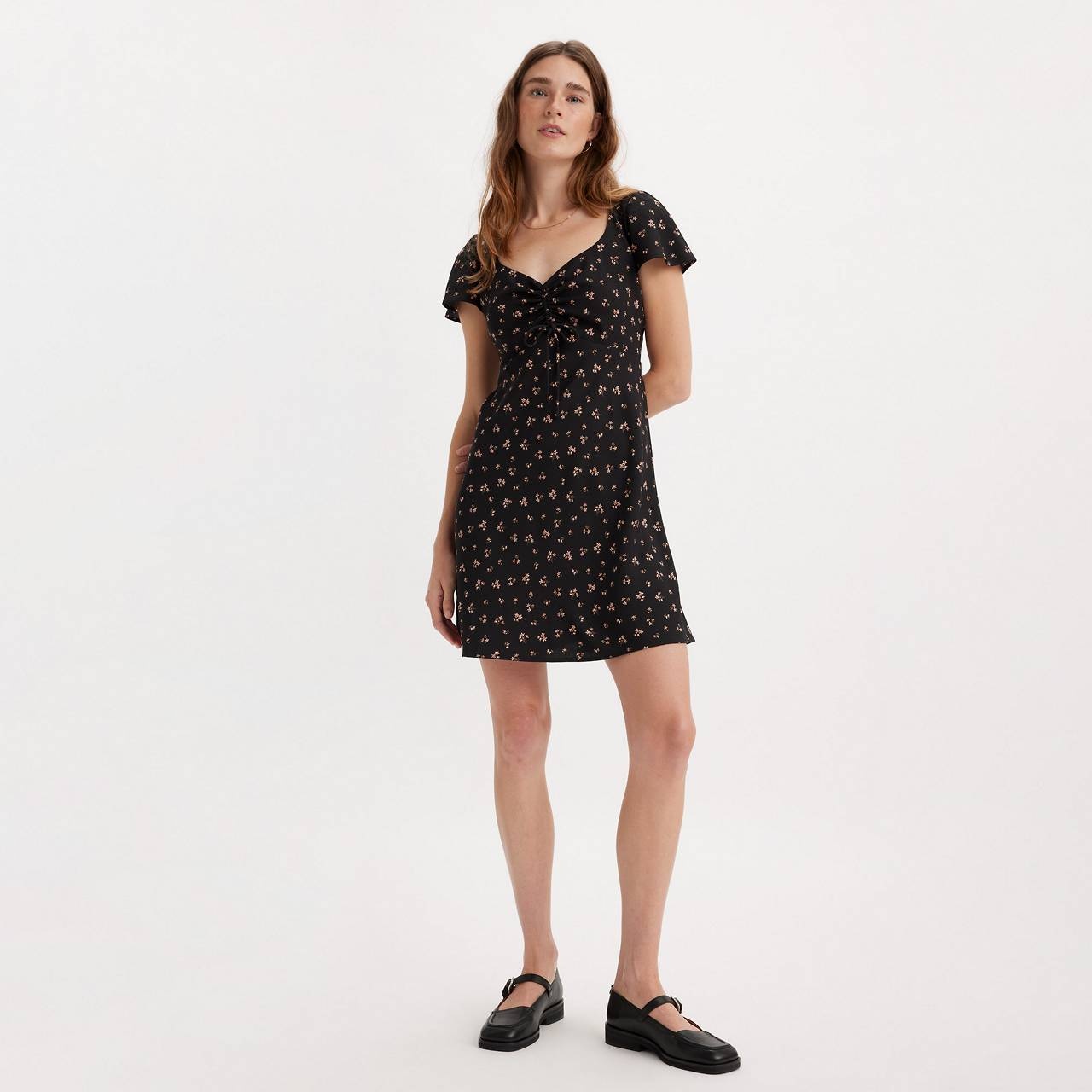 SKYLAR FLUTTER SLEEVE DRESS - 3