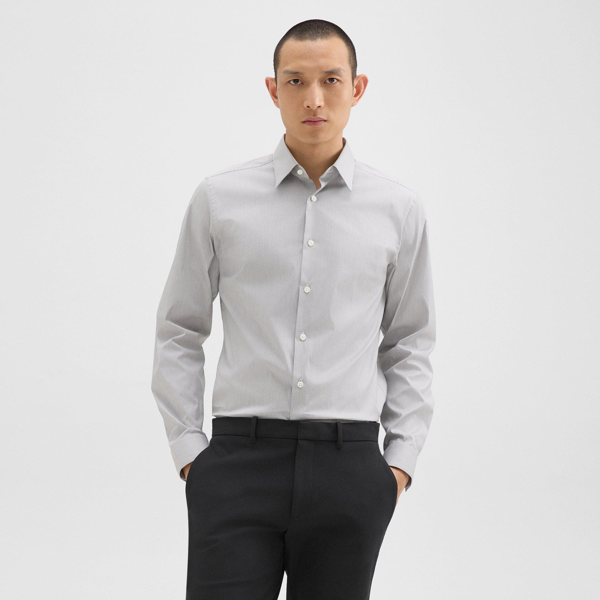 Sylvain Shirt in Checked Poplin - 3