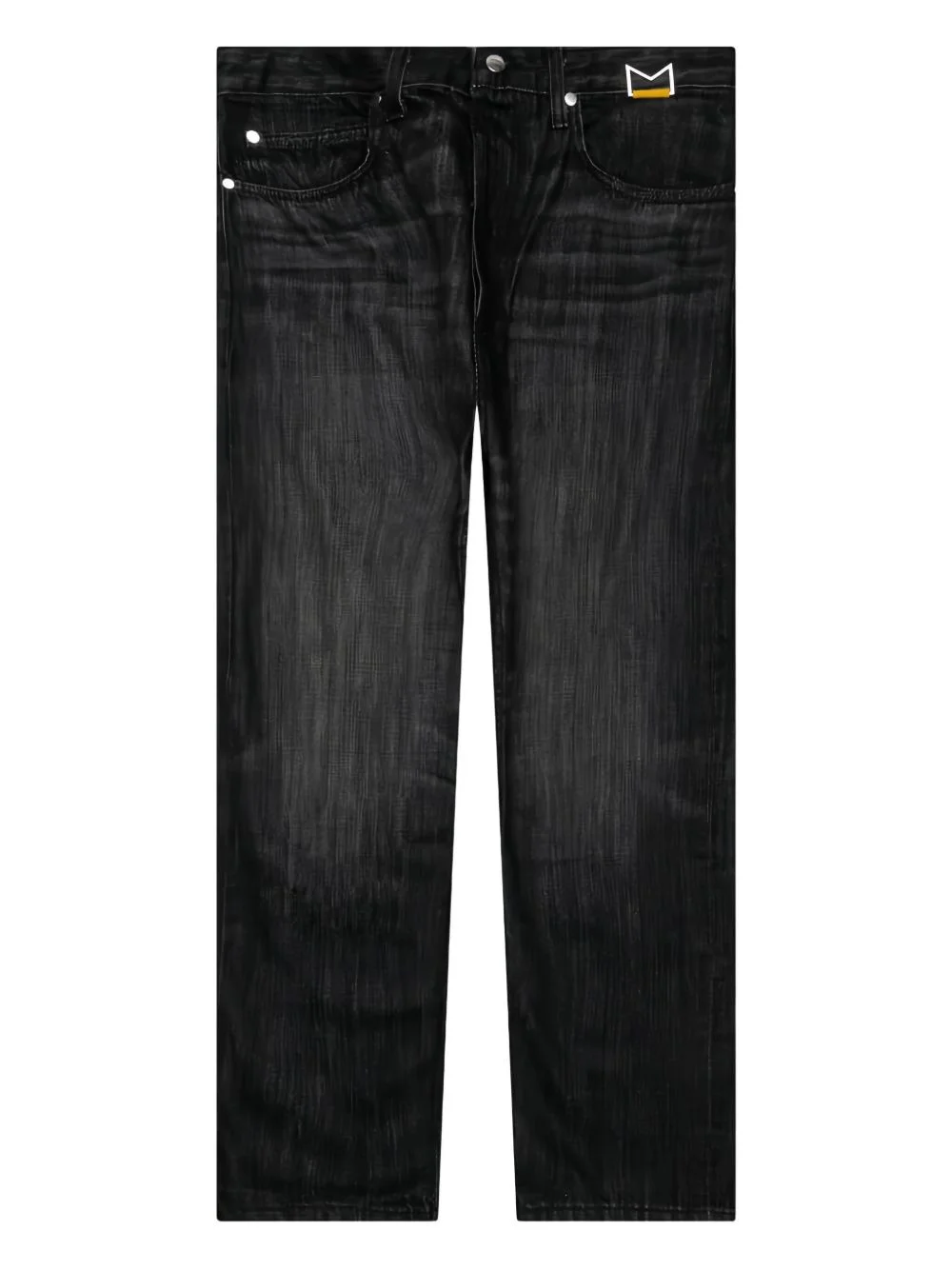 Classic logo-patch jeans - 1