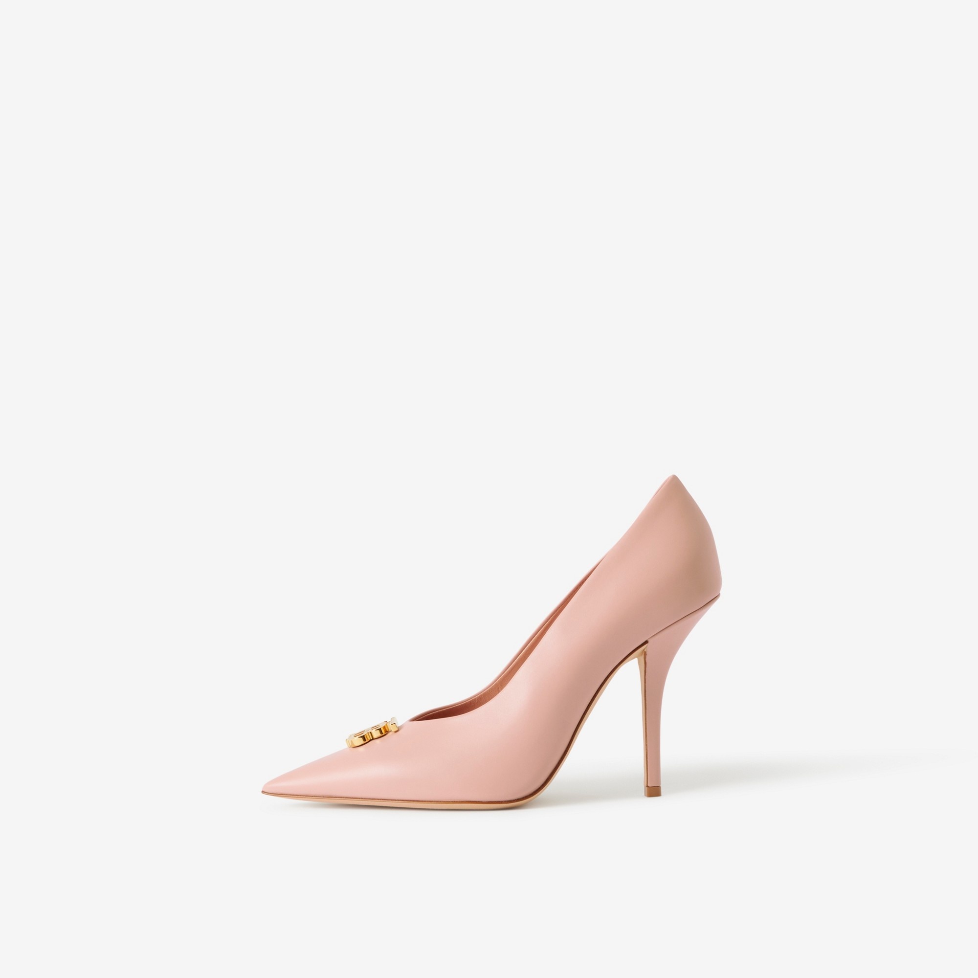 Monogram Motif Leather Point-toe Pumps - 5