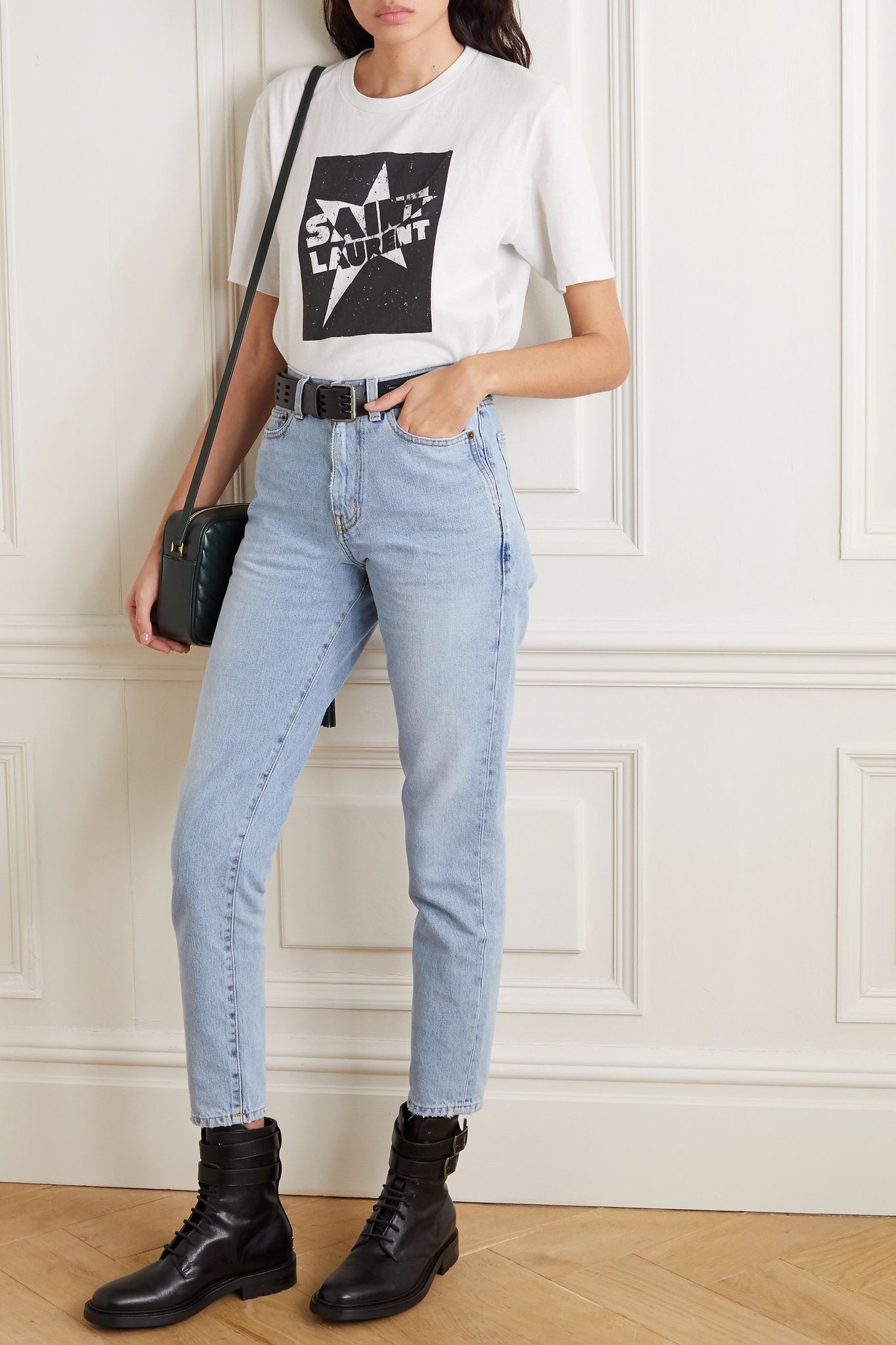 High-rise straight-leg jeans - 2