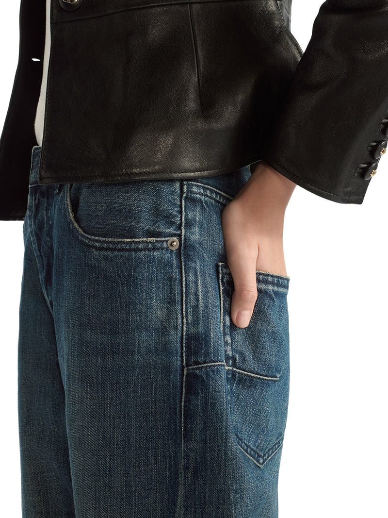Christian Dior Women Boyfriend Jeans In Blue Denim - 4