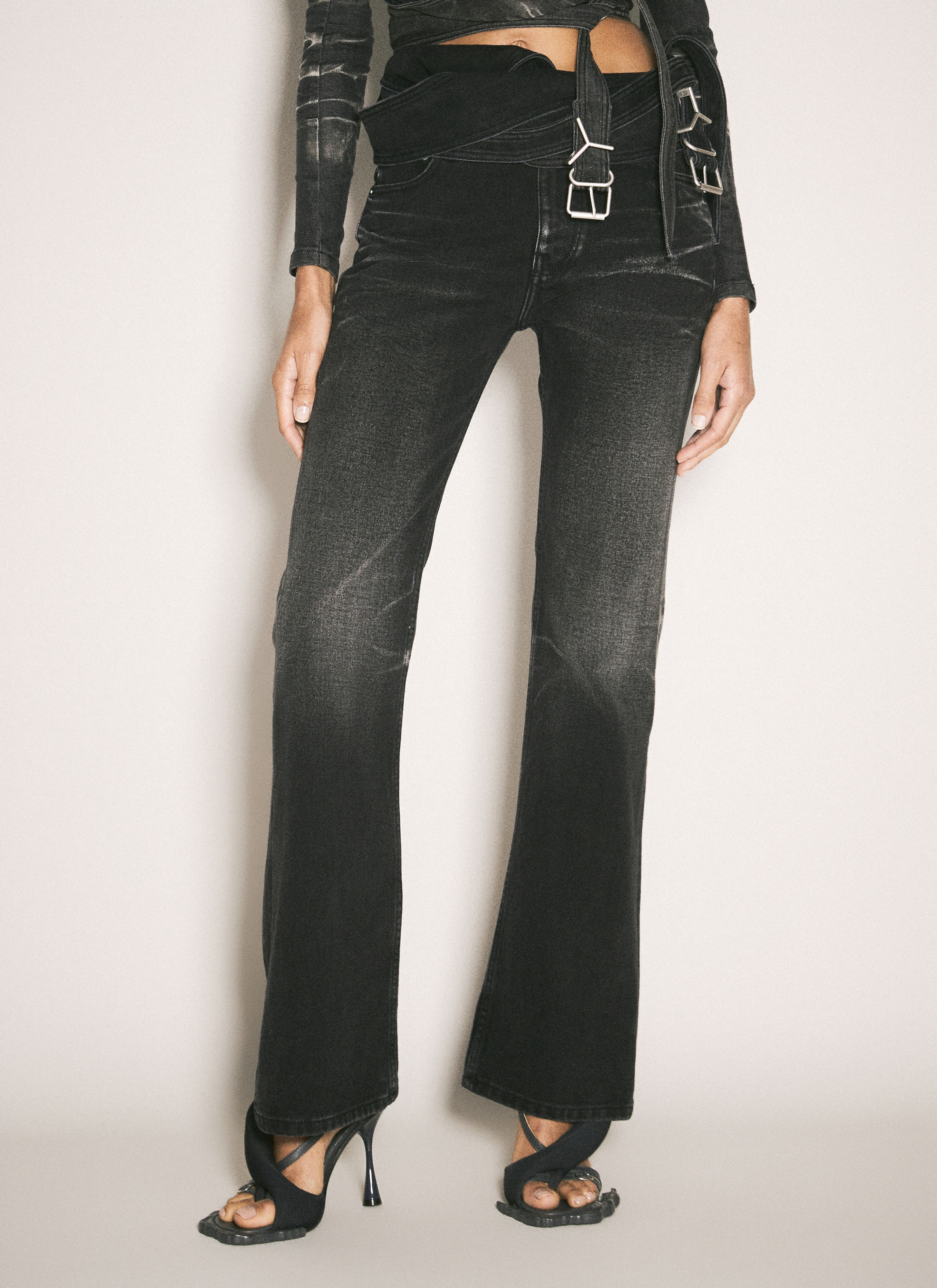 Wrap-Belt Jeans - 1