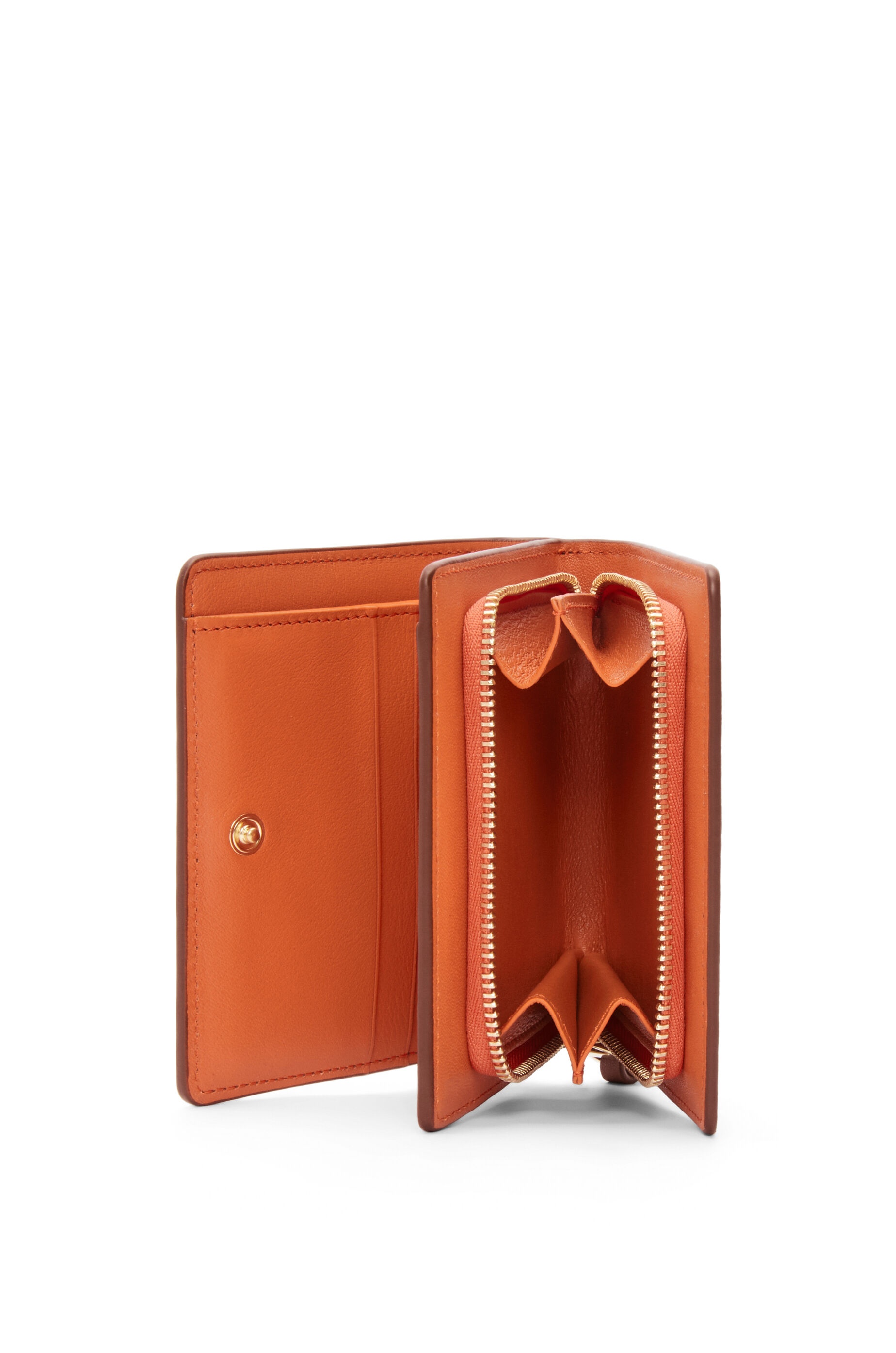 Calcifer compact zip wallet in classic calfskin - 5