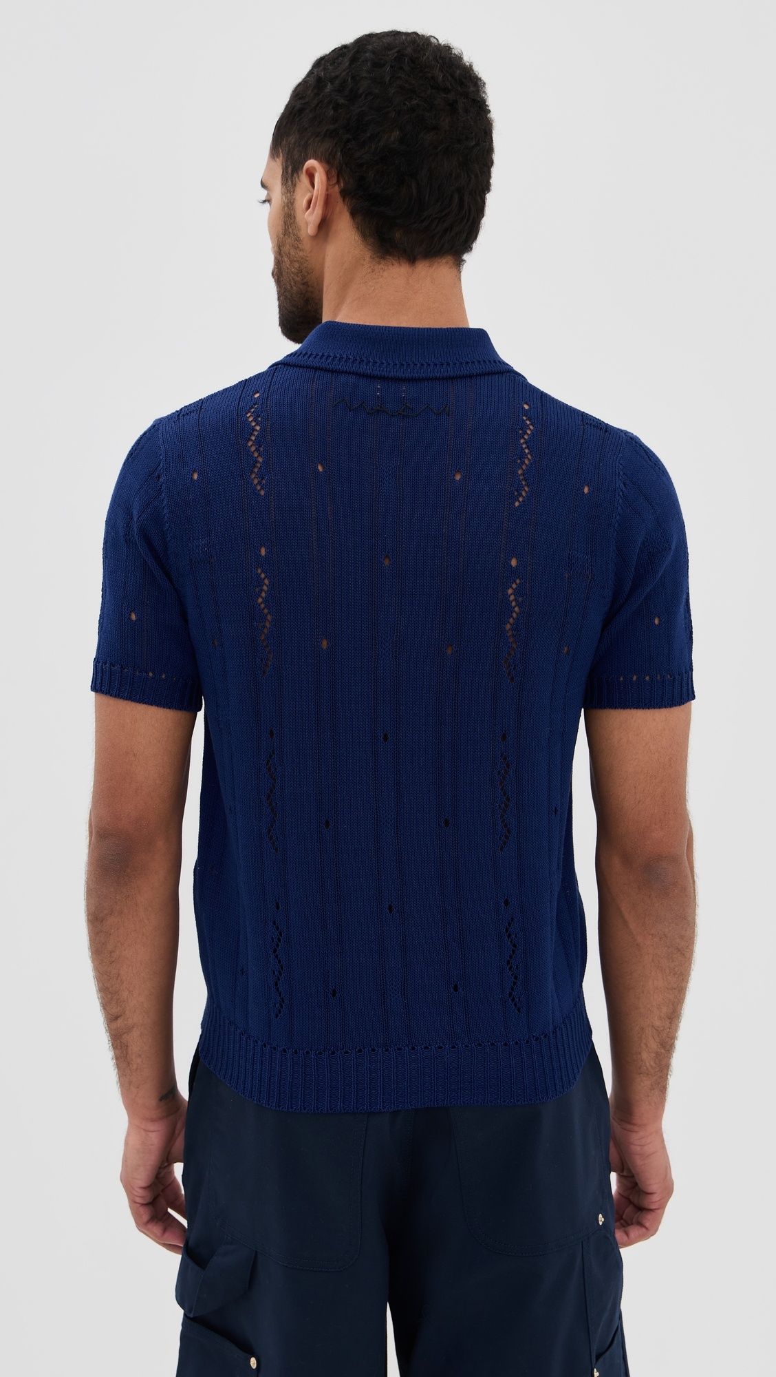 Zigzag Knit Polo - 2