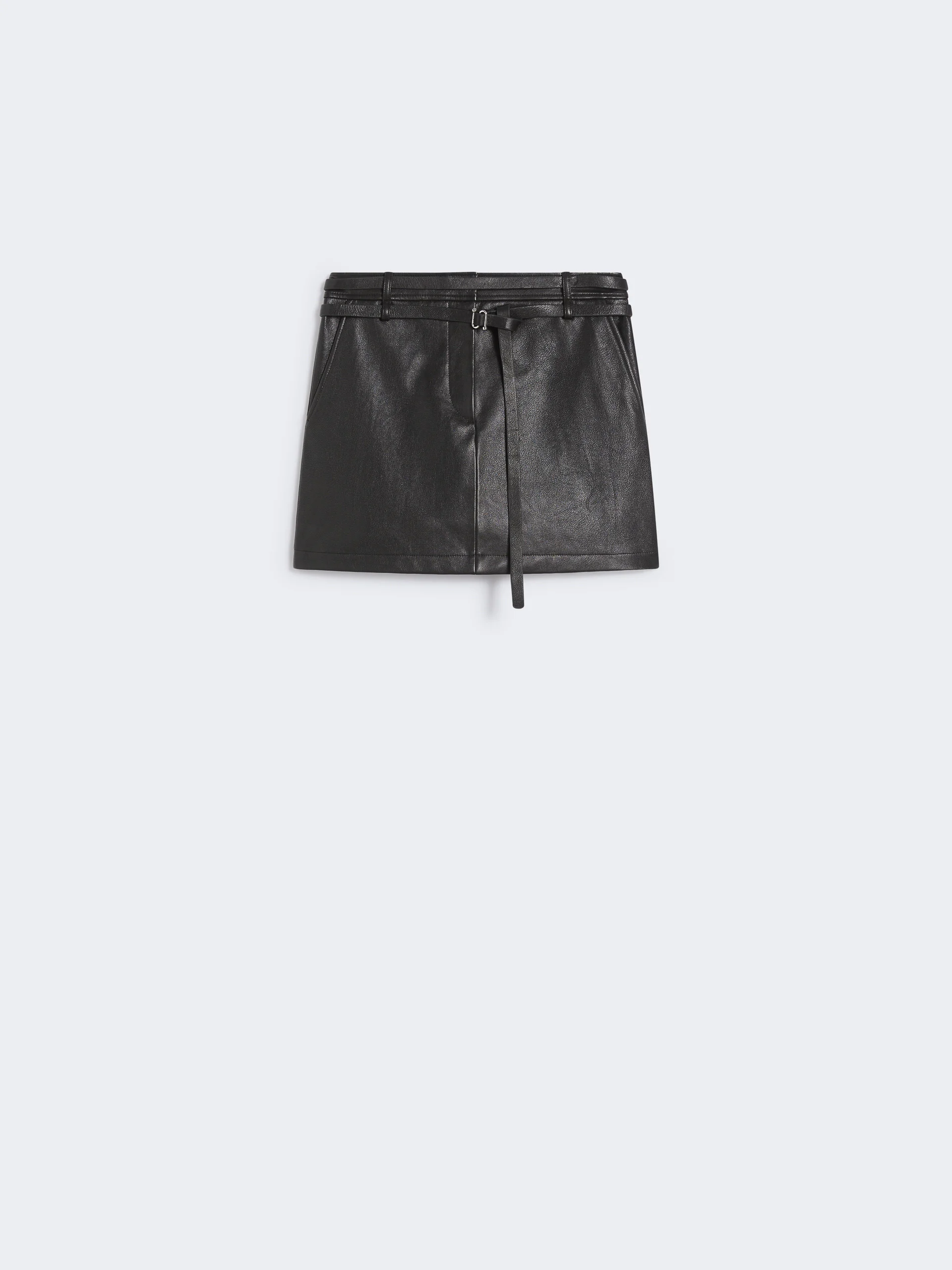 PATTO Short leather skirt - 1
