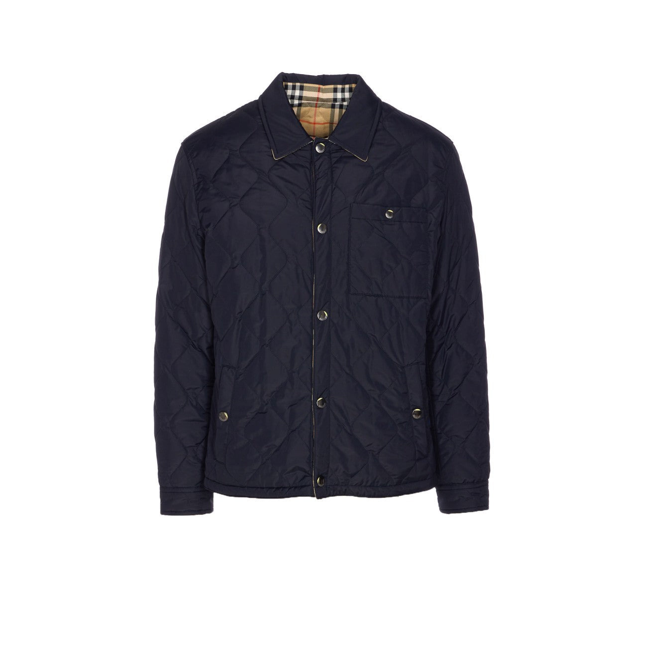 Burberry Men Check Reversible Brighton Jacket - 1