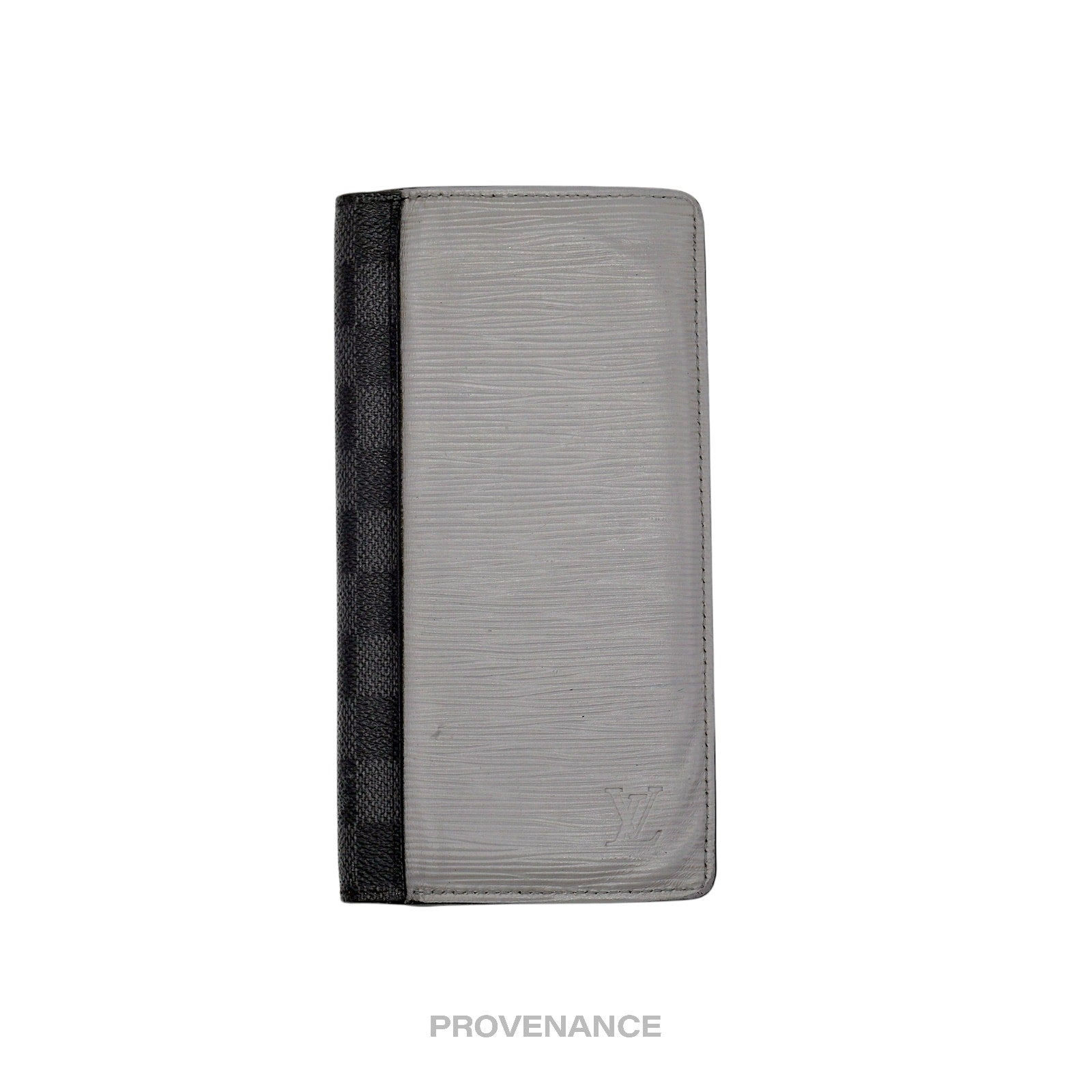 Louis Vuitton Brazza Long Wallet - Graphite Epi Patchwork - 2