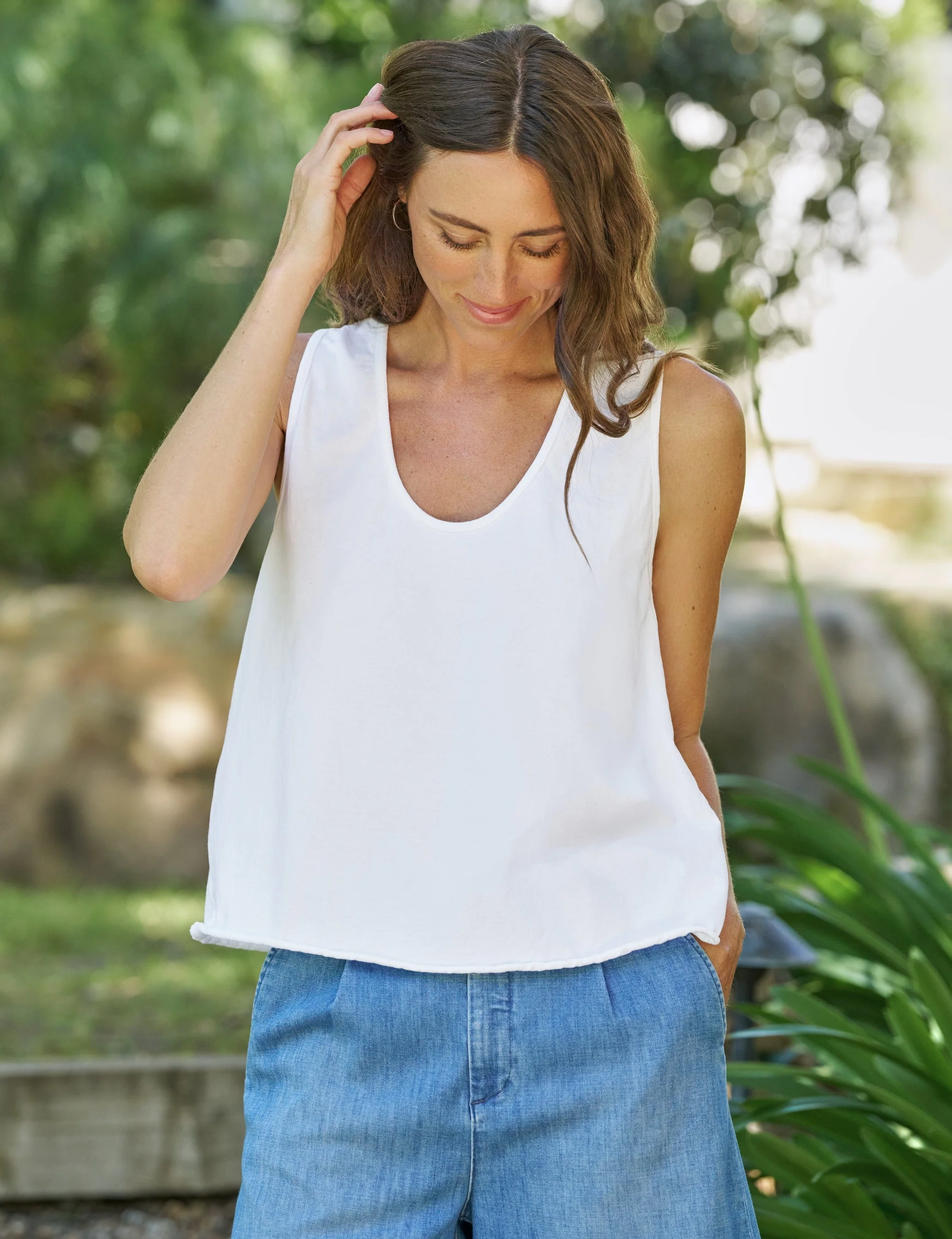 Scoop Neck Tank - 1