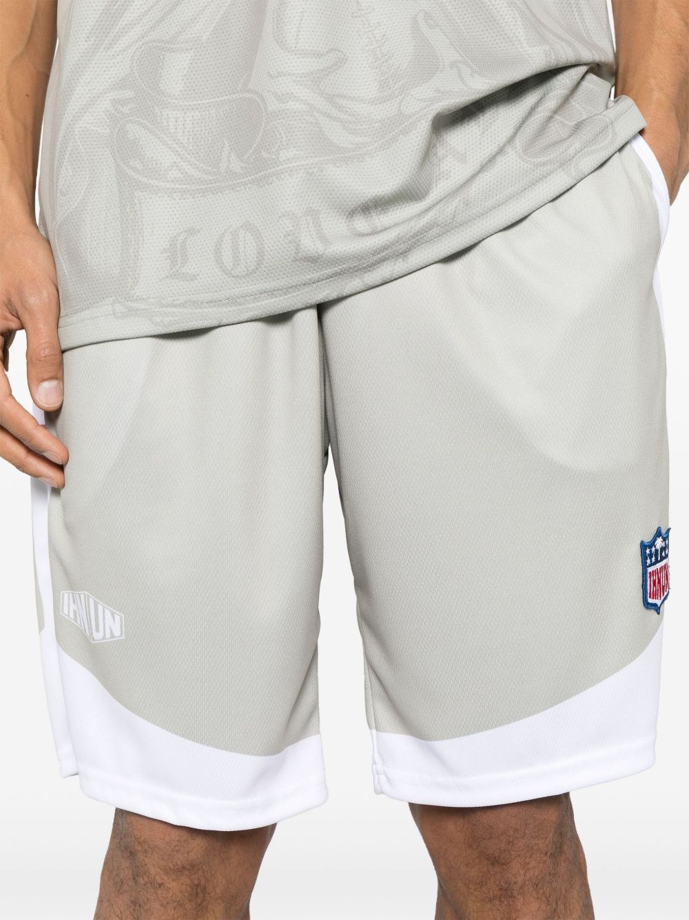 logo jersey shorts - 5