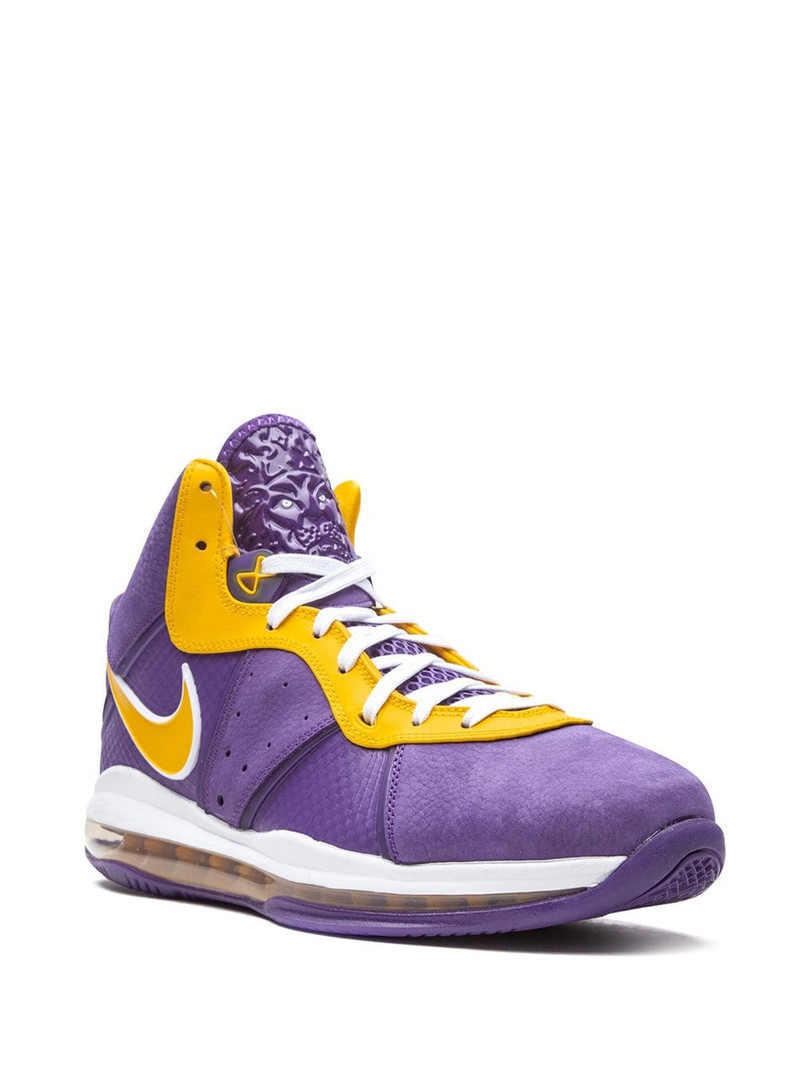Nike LeBron 8 "Lakers" sneakers outlook