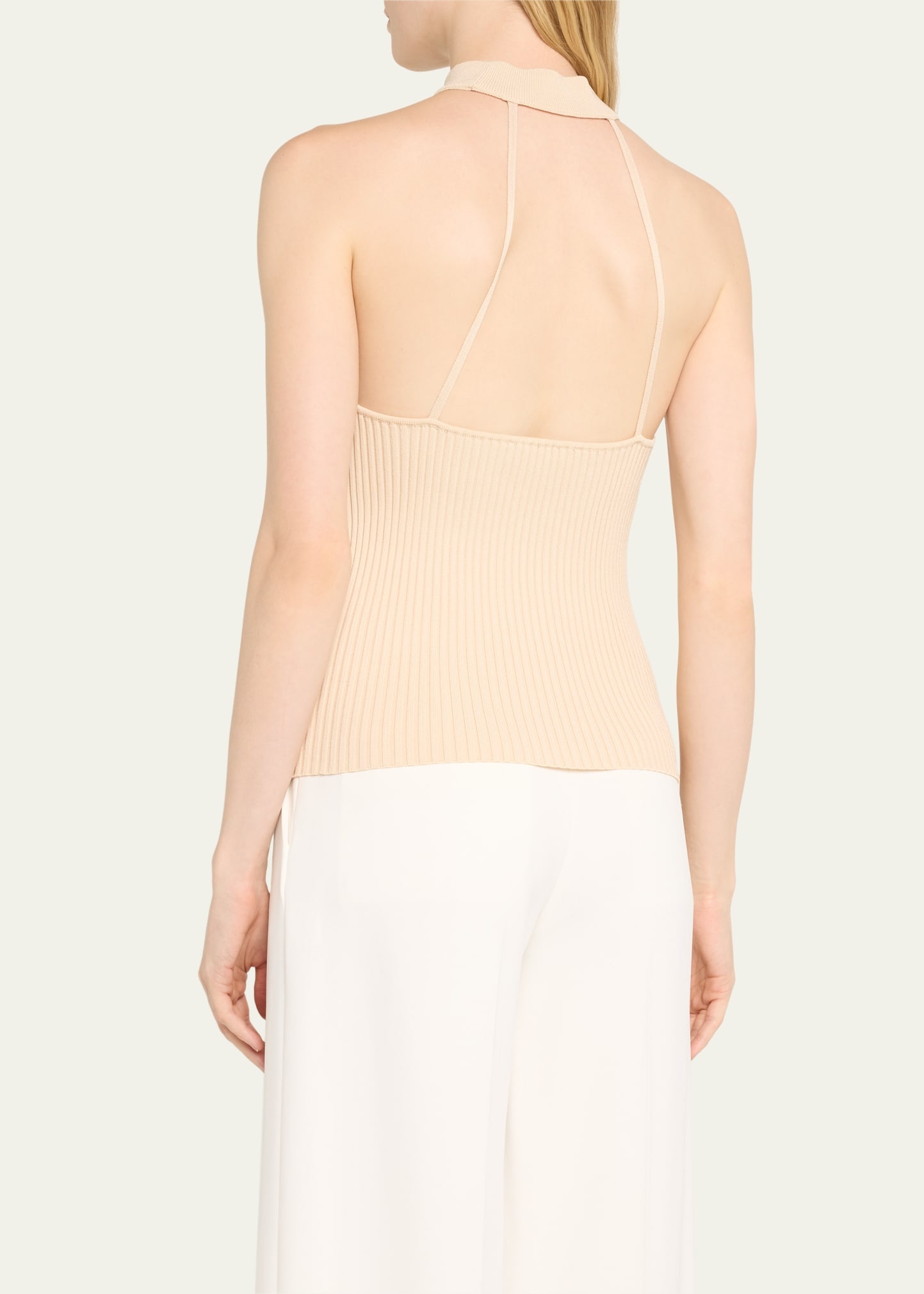 Rubie Sleeveless Mock-Neck Hardware Top - 3