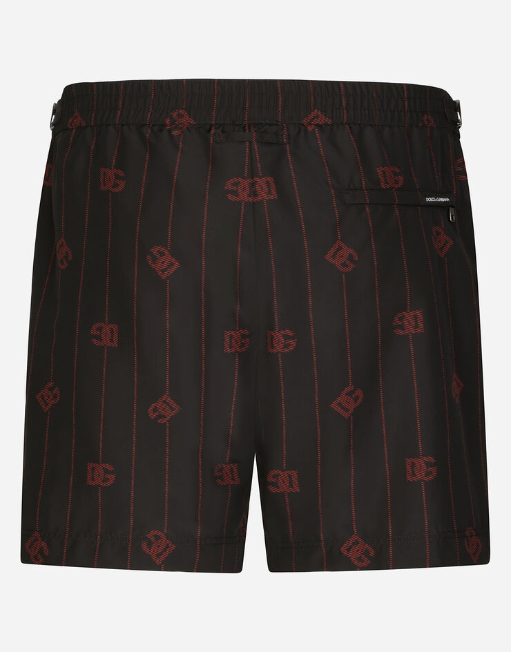 Mid-length swim shorts with DG Monogram - 2
