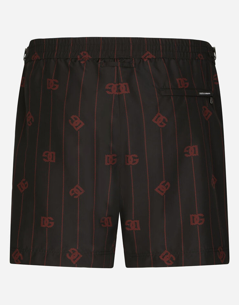 Dolce & Gabbana Mid-length swim shorts with DG Monogram outlook