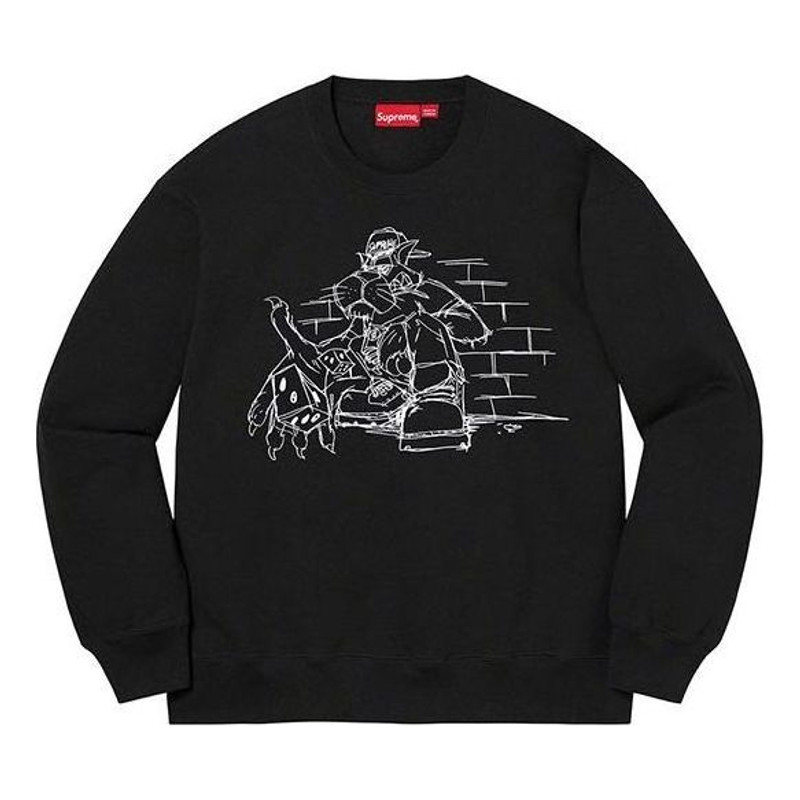 Supreme Dice Crewneck 'Black White' SUP-FW21-334 - 1