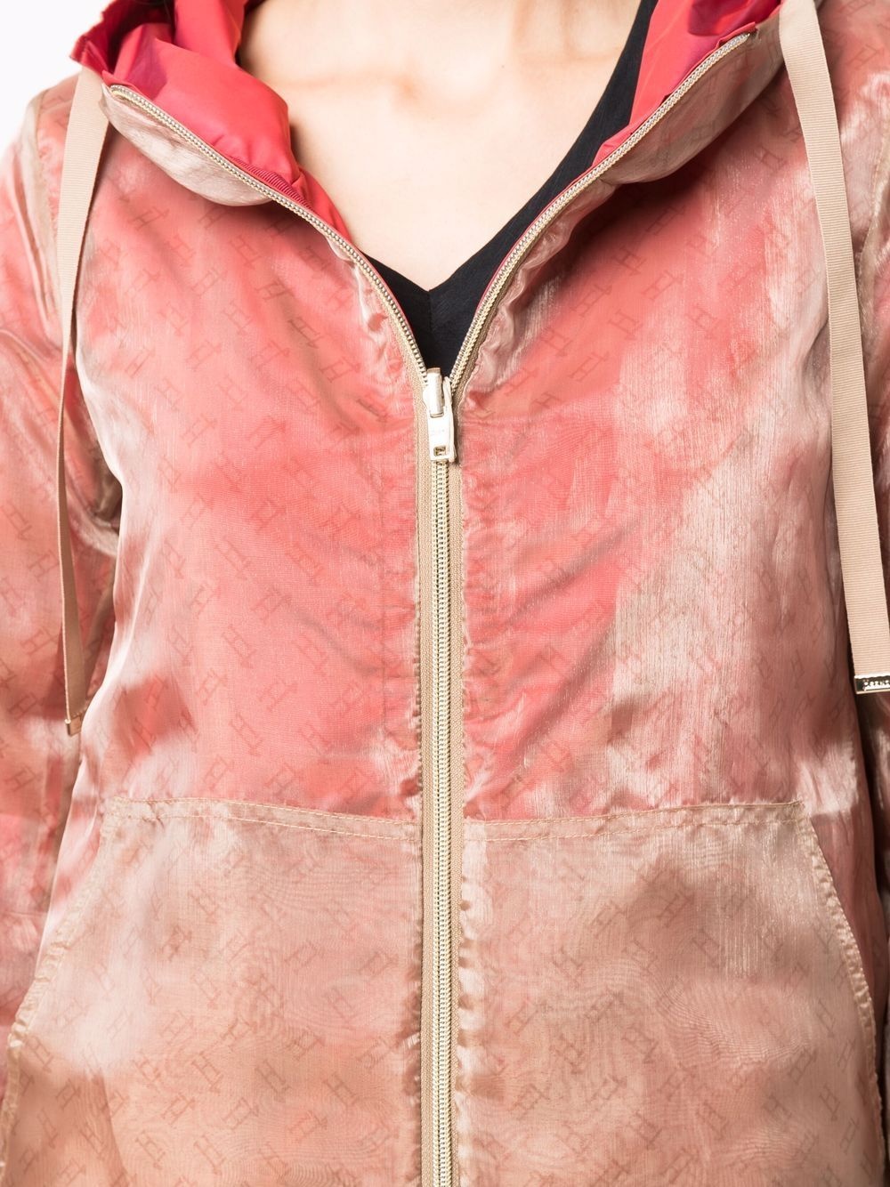 velour zip-up hoodie - 5