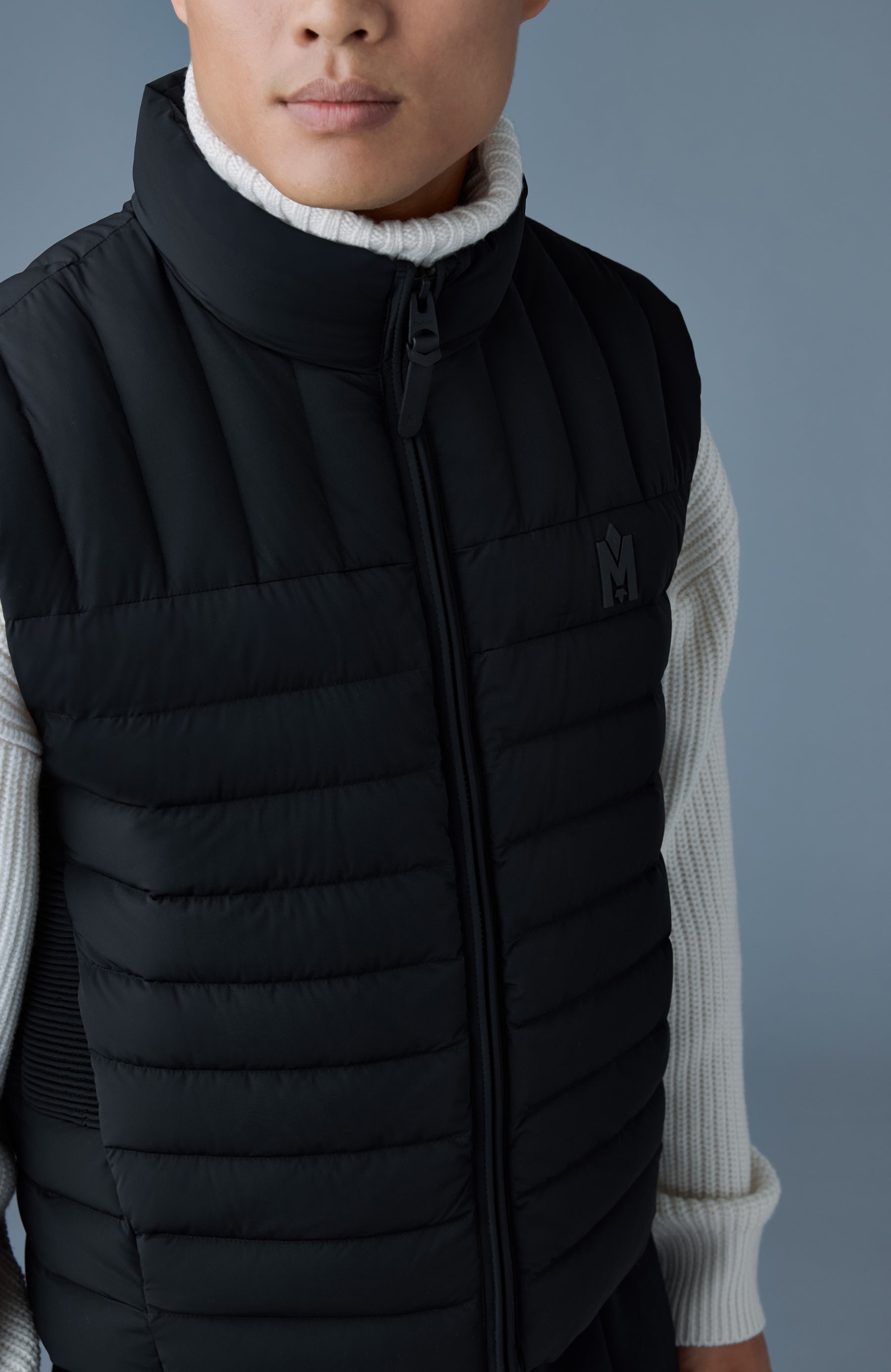 TITUS Perpendicular channel quilt down vest - 5