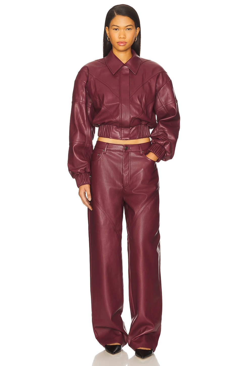 Mid Waisted Piping Pant - 5