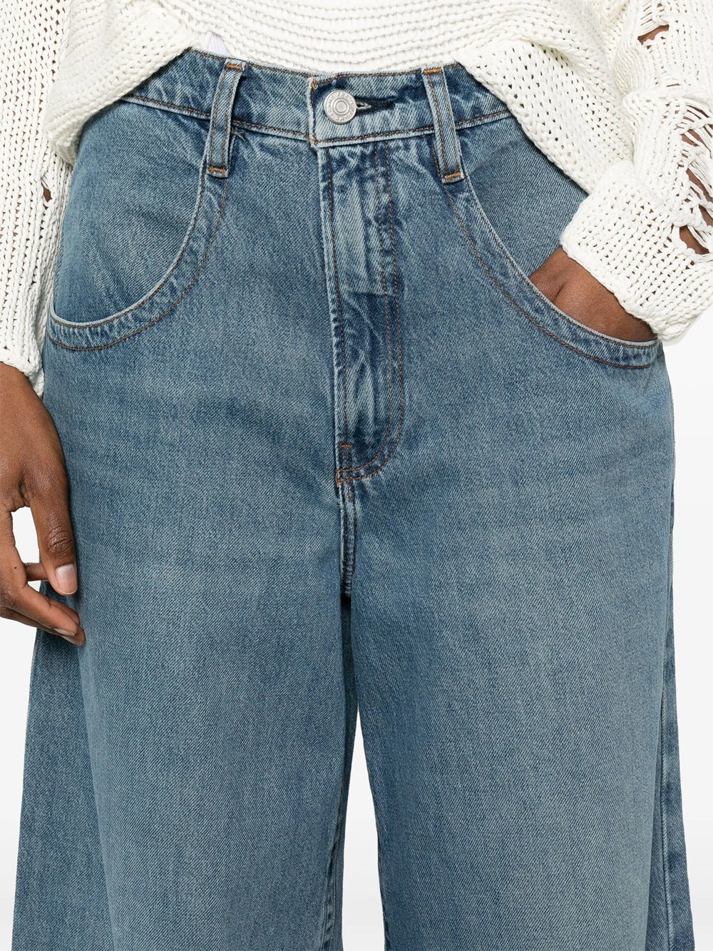 Wide leg skater jeans - 5