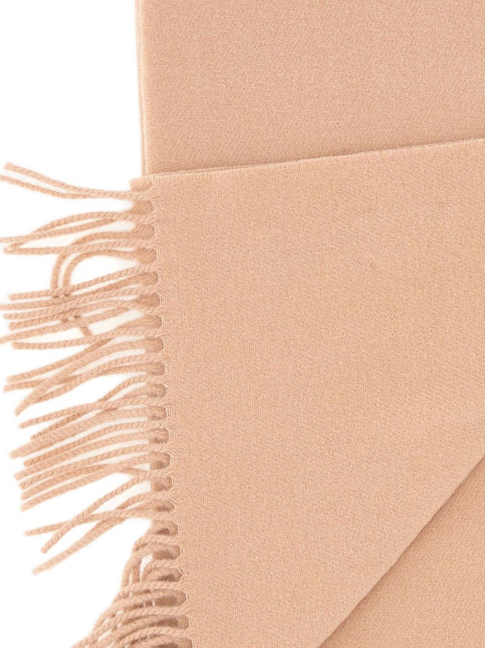 fringed logo-embroidered scarf - 3