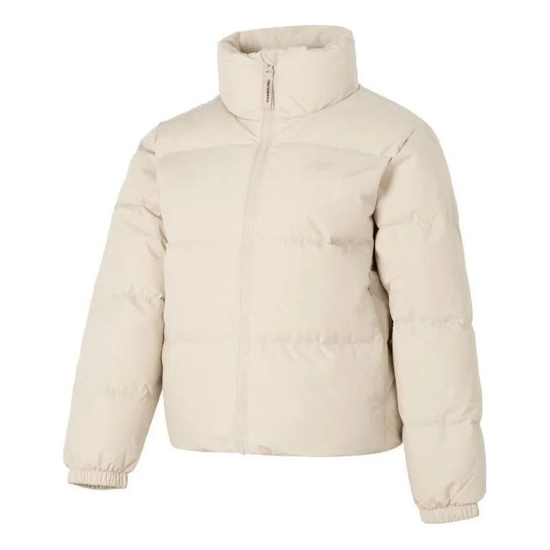 (WMNS) New Balance Classic Short Puffer Jacket 'Beige' NPD4E152-LBE - 1
