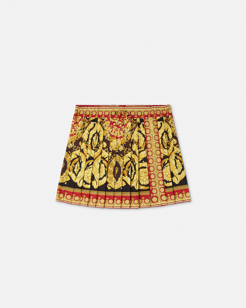 Barocco Pleated 미니 스커트 - 1