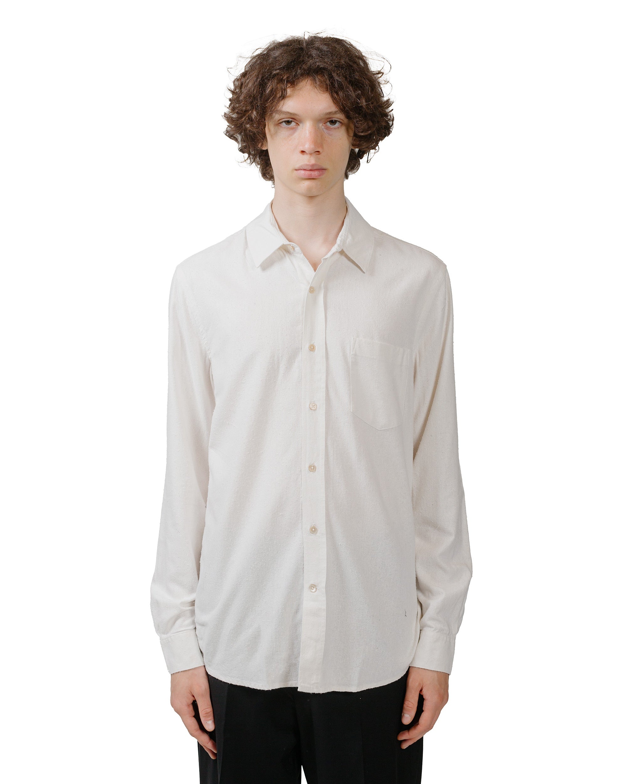 Classic Shirt White Silk - 2
