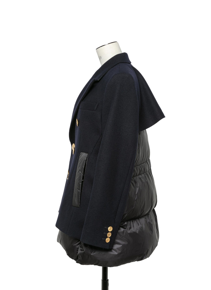 sacai Wool Melton x Puffer Jacket | REVERSIBLE