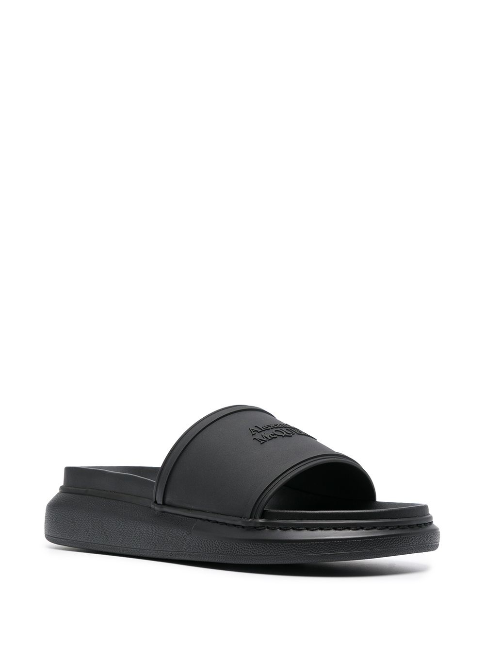 logo-detail slip-on slides - 2