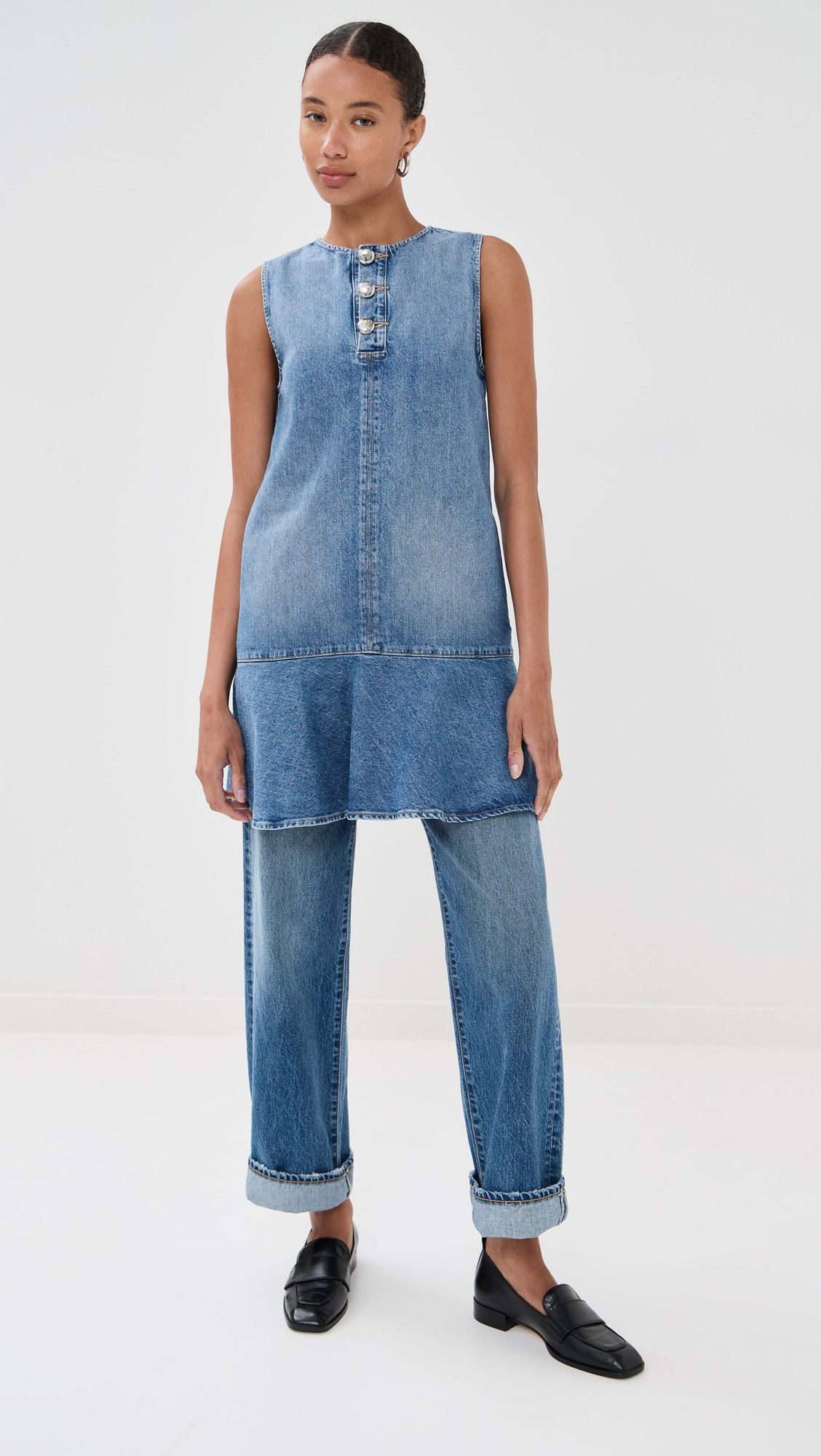 The Rosie Crew Neck Mini Dress - 4