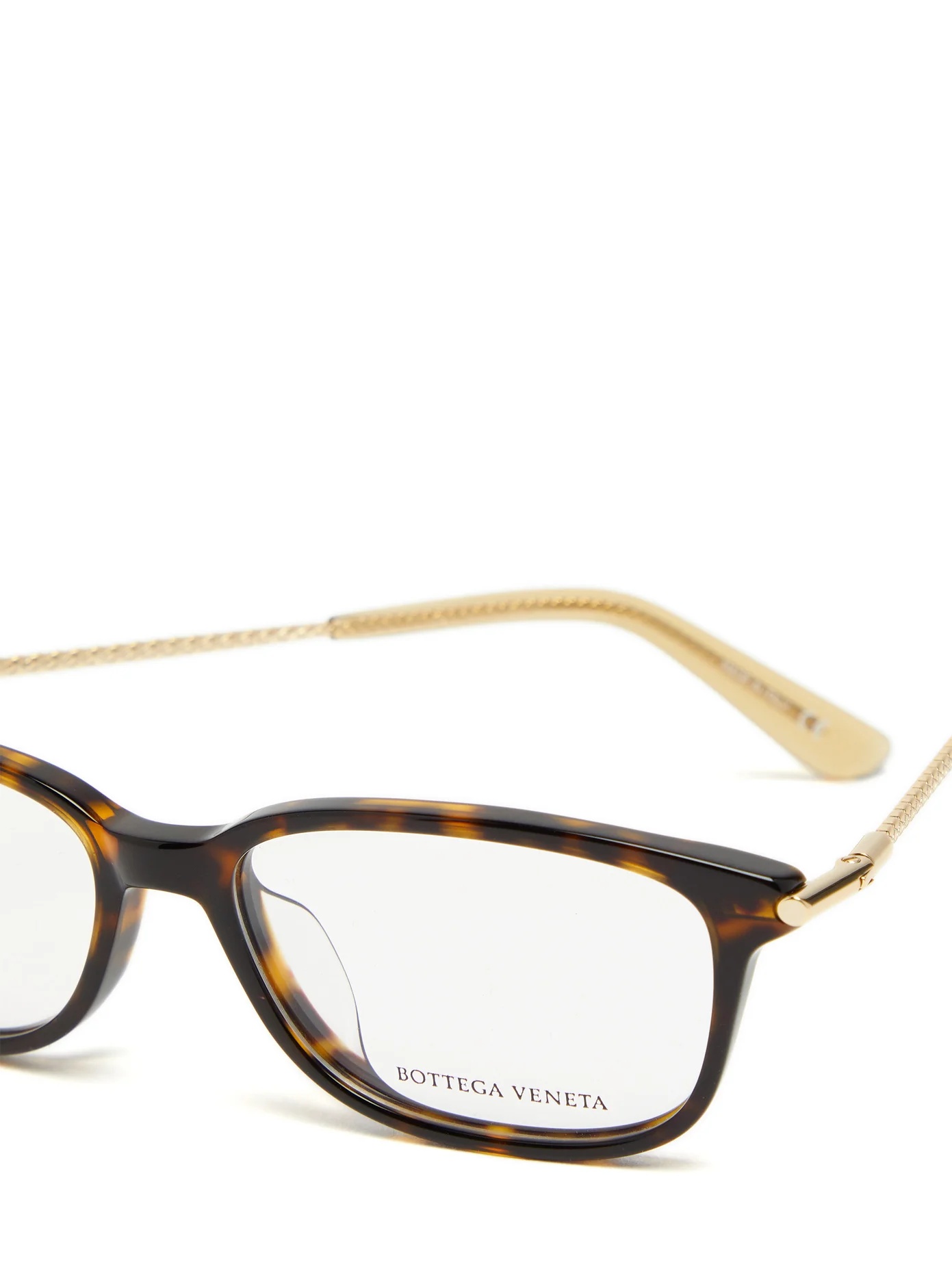 Rectangular tortoiseshell-acetate glasses - 6