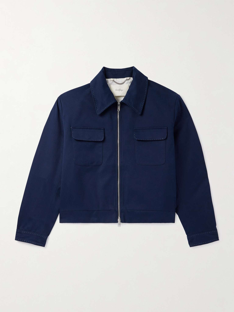 Herman Embroidered Cotton-Twill Jacket - 1