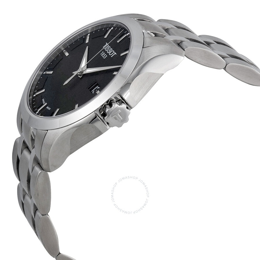 Tissot - Tissot Couturier Black Dial Stainless Steel Men's Watch T0354101105100 - 2
