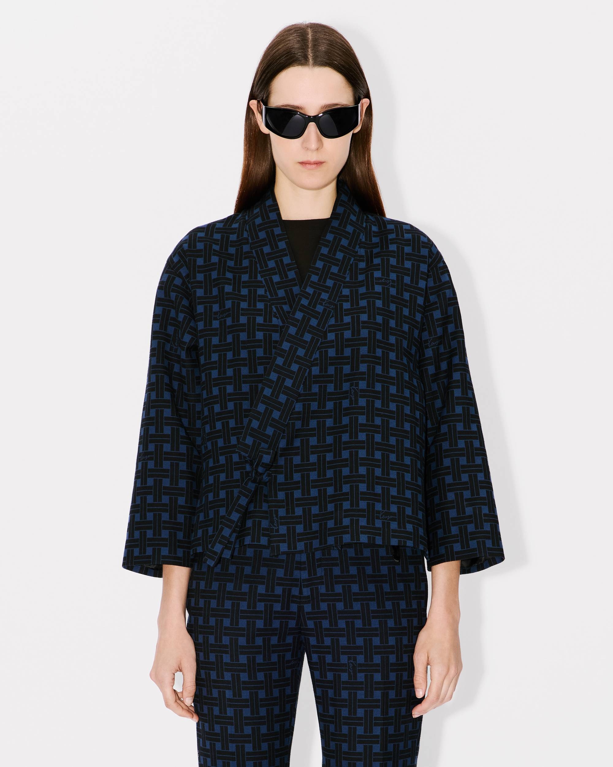 'KENZO Weave' light kimono jacket - 4