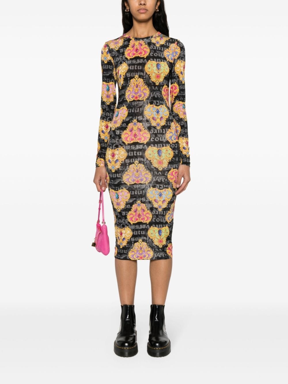 Couture bodycon midi dress - 2