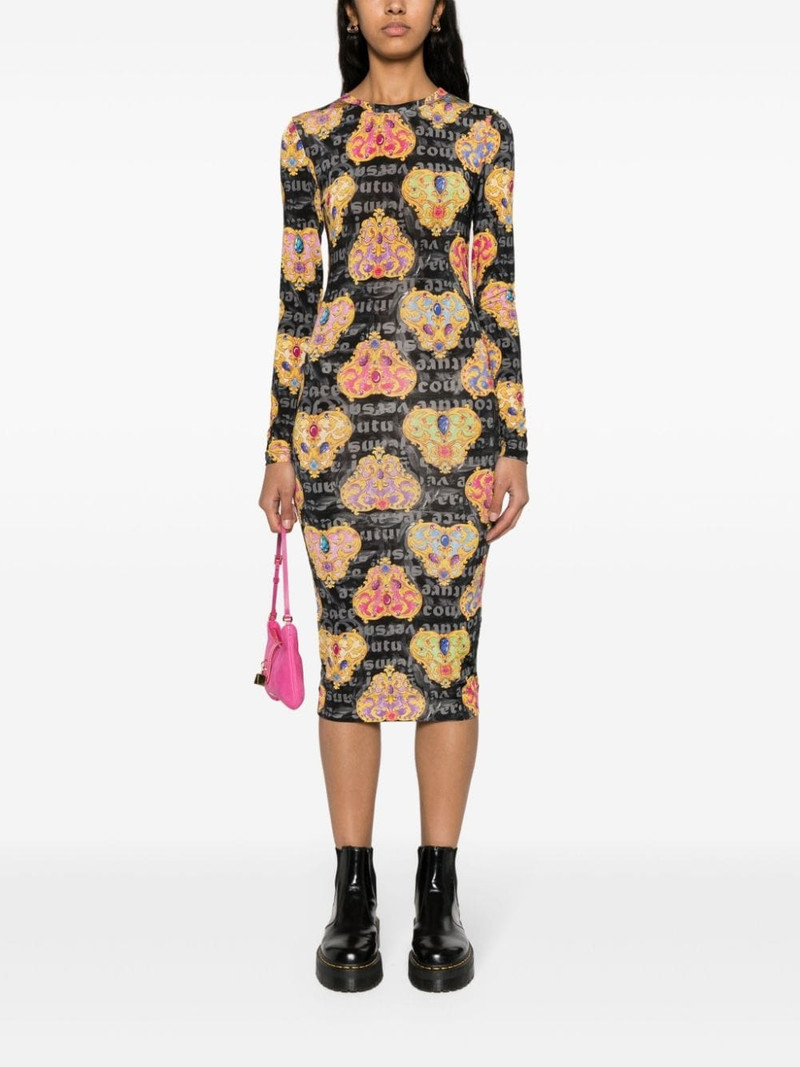 VERSACE JEANS COUTURE Couture bodycon midi dress outlook