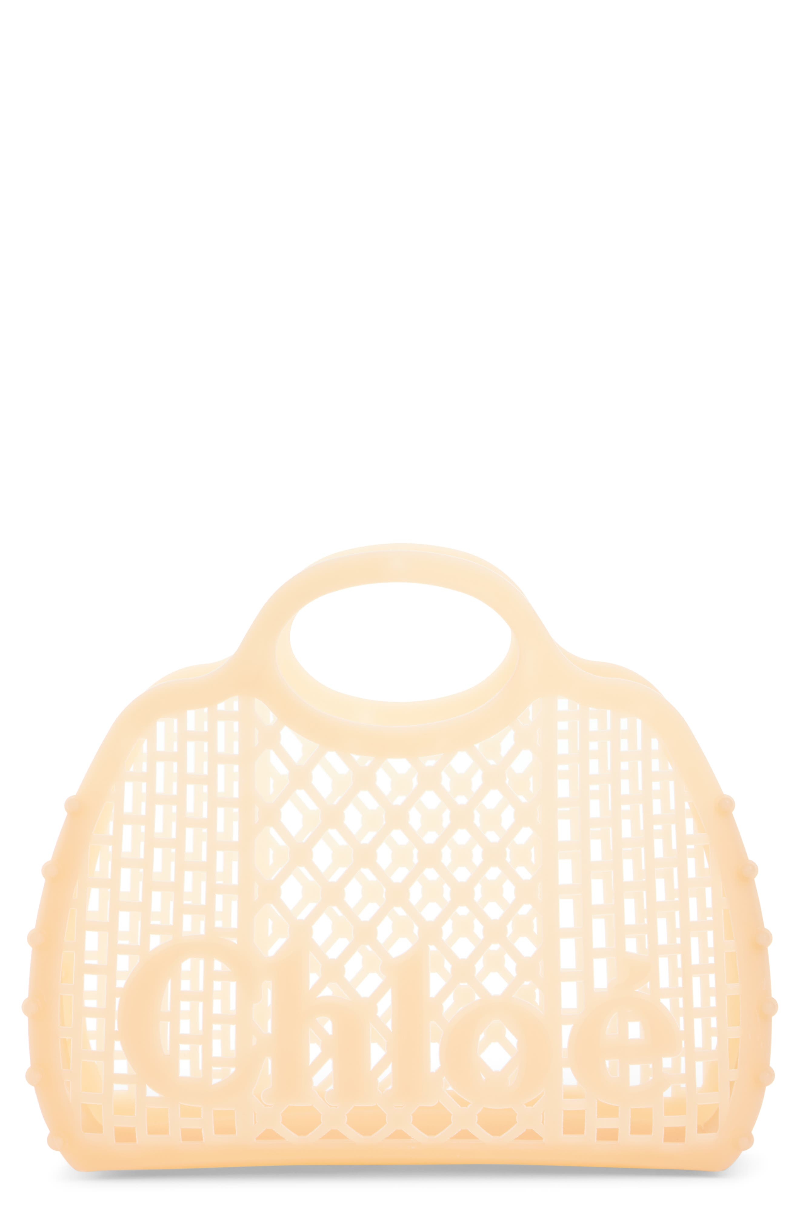 Chloé Cage Jelly Tote in Blushy Beige at Nordstrom - 1