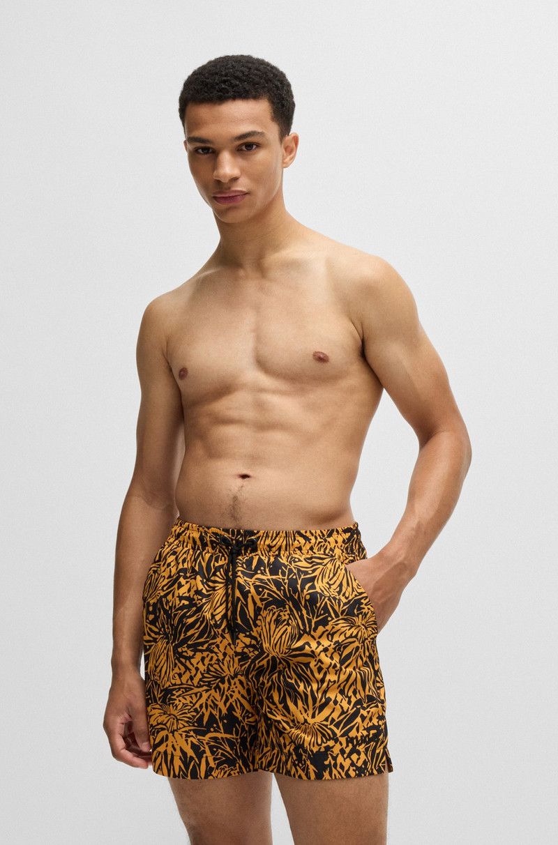 FULLY LINED SWIM SHORTS WITH SEASONAL PRINT 2