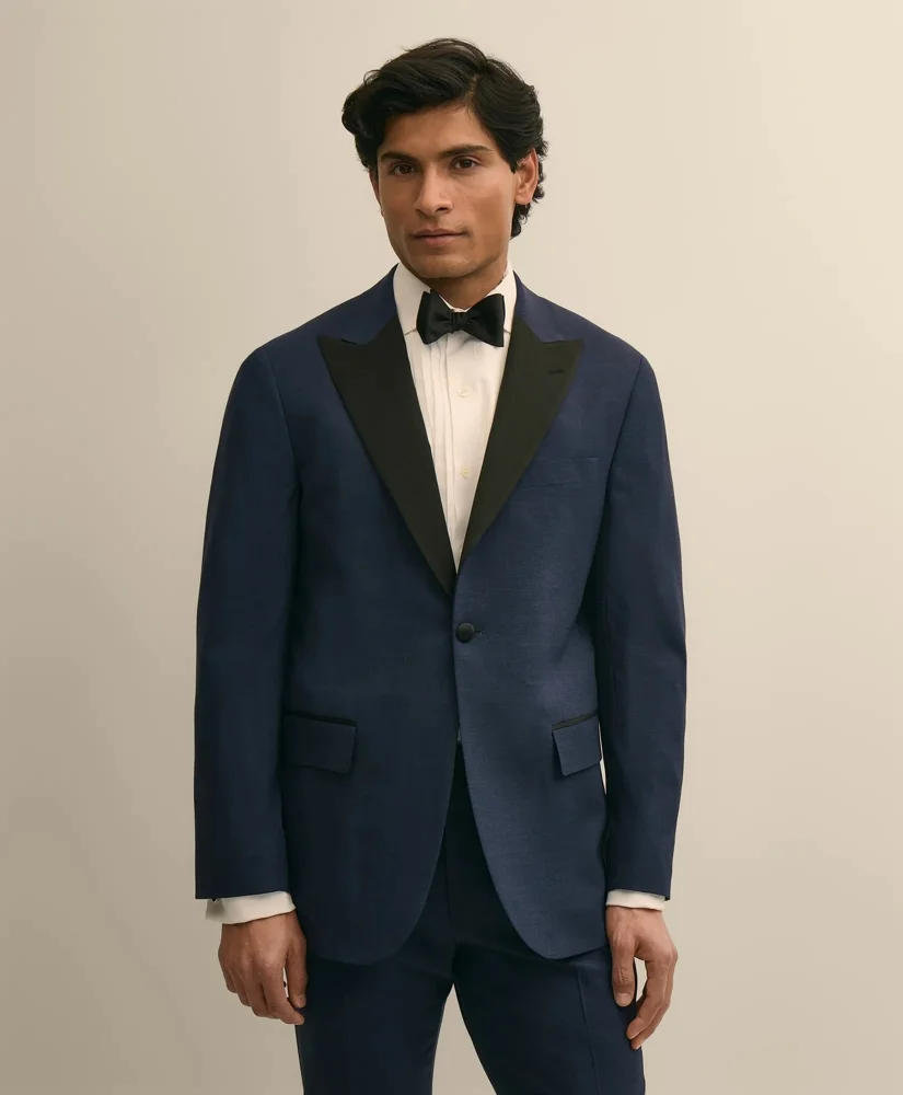 Brooks Brothers Explorer Collection Slim Fit Wool Tuxedo Jacket - 1