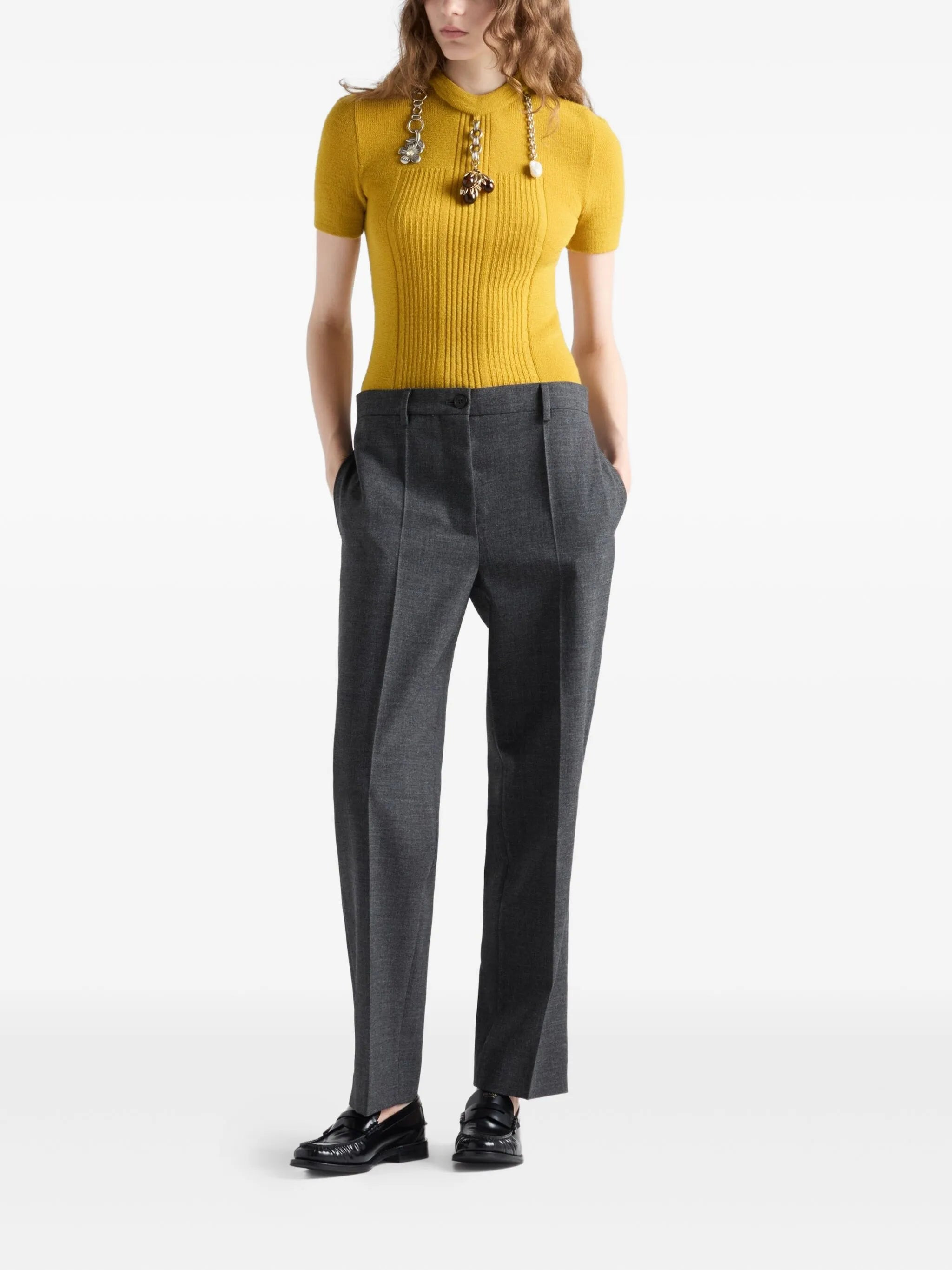 Prada Rush Pleated Front Trousers - 2