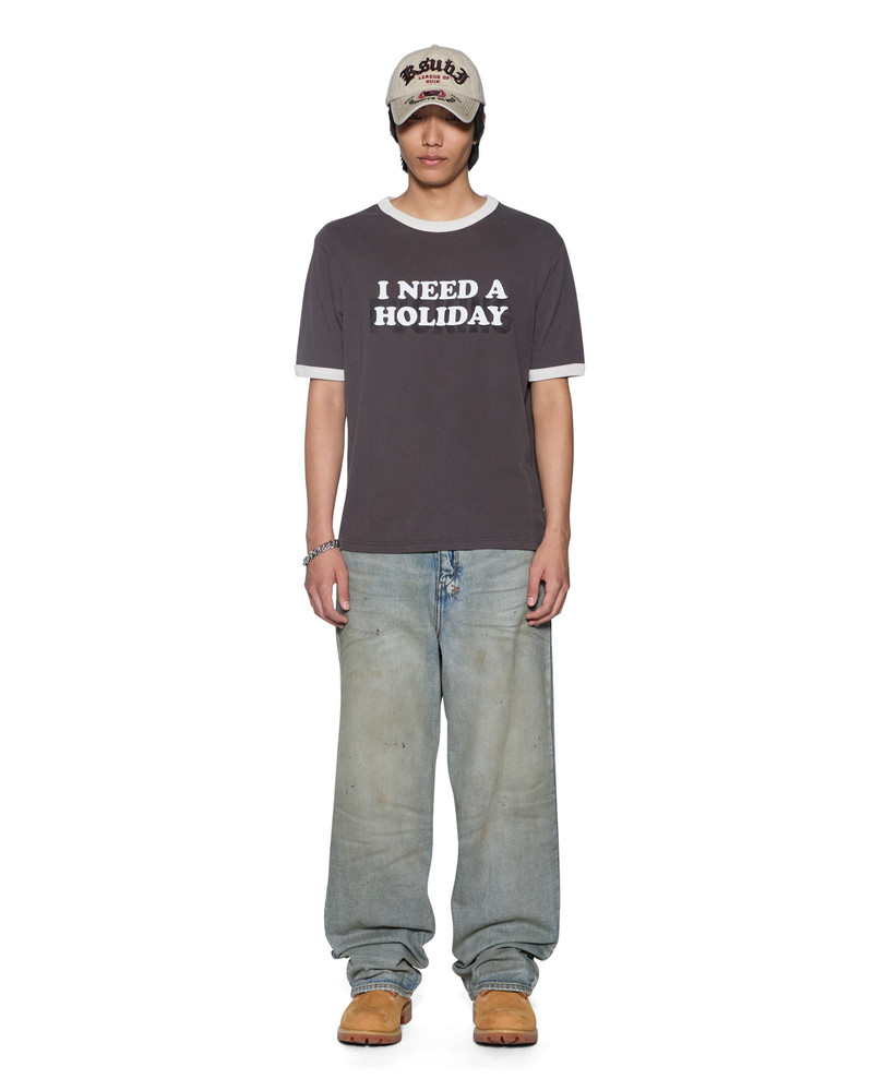 Ksubi HOLIDAY RINGER SS TEE FADED BLACK outlook