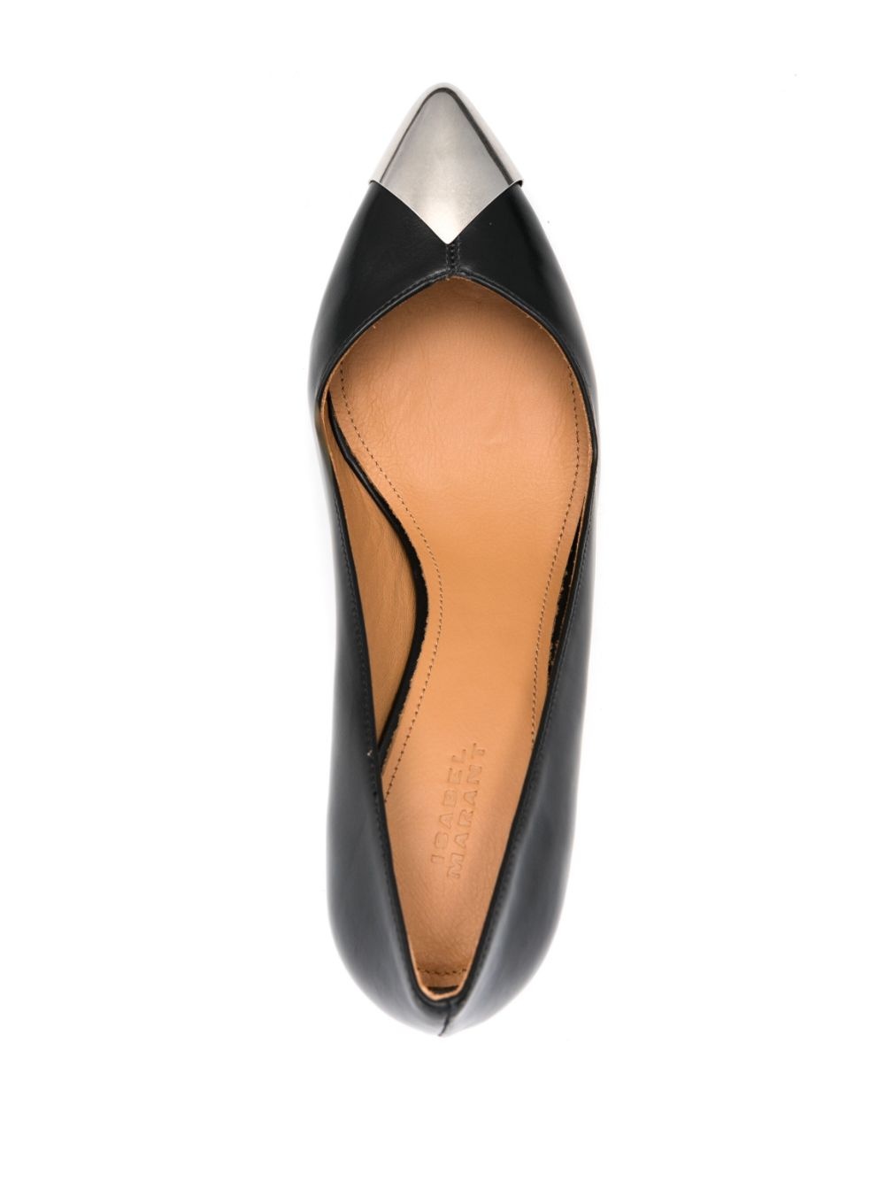 Palda 85mm metal-toecap leather pumps - 4