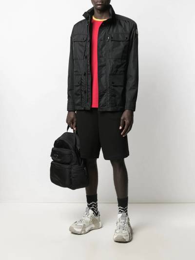 Moncler logo-patch shorts outlook