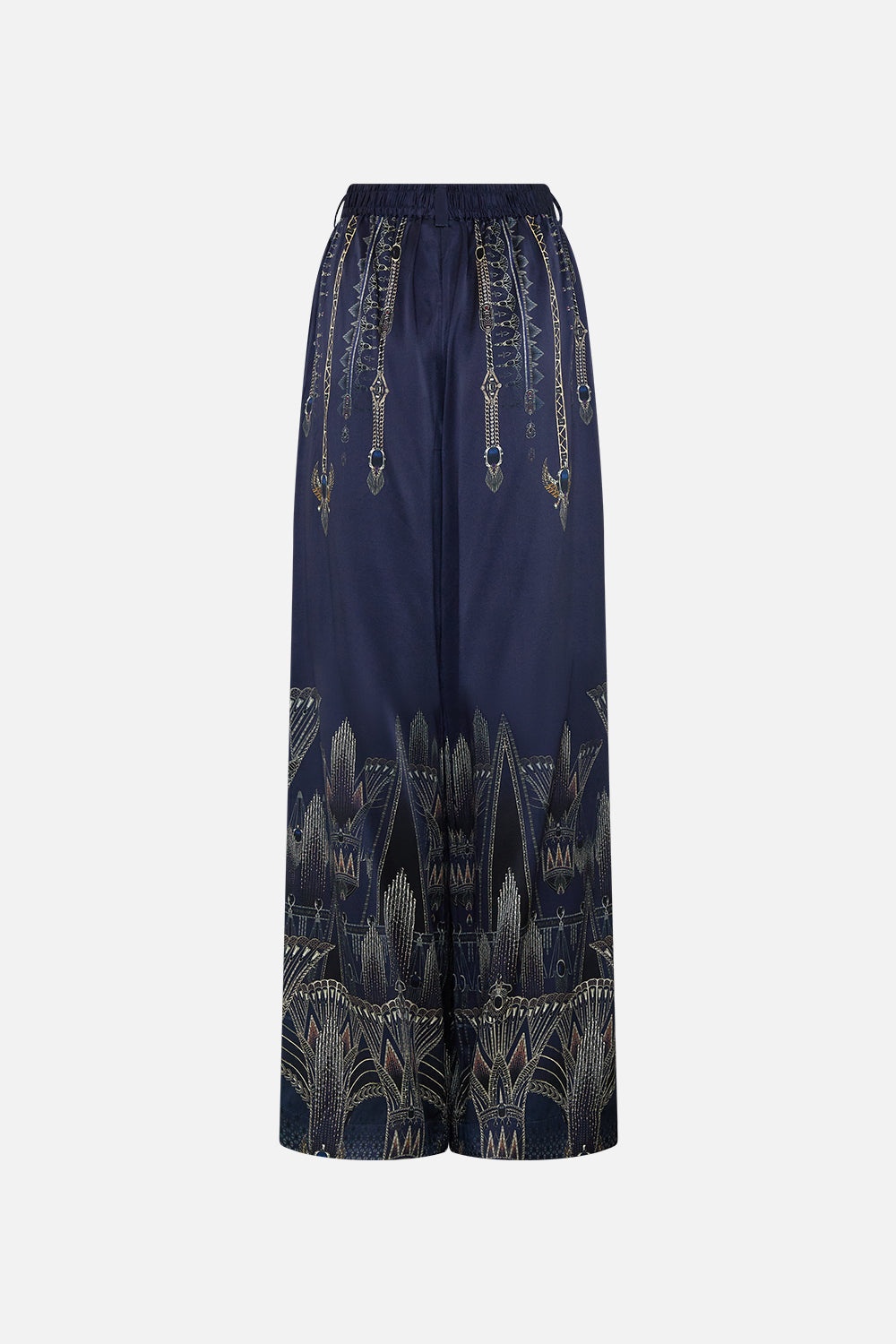 WIDE LEG WAISTED PANT - 7