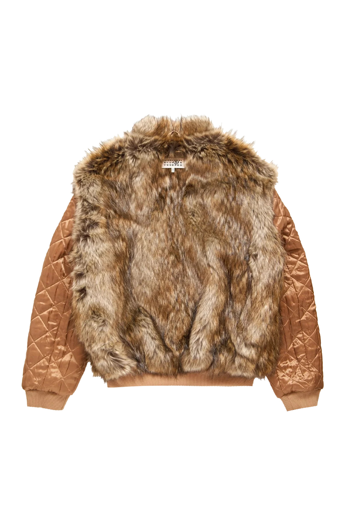 MM6 Reversible Cotton Canvas Jacket Ocre - 4