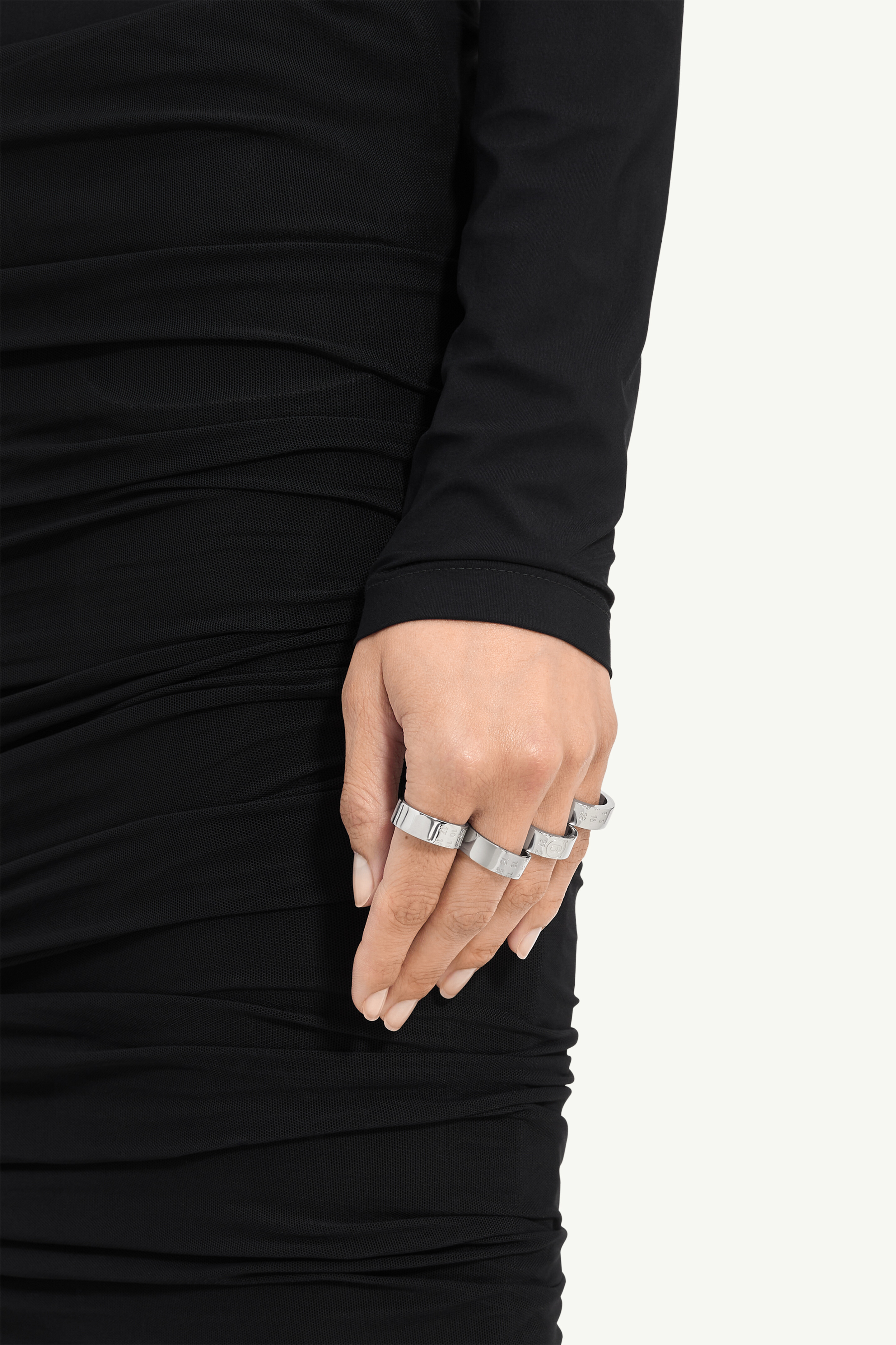 Stacked numeric ring - 4