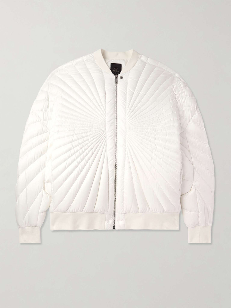 + Moncler Oversized Padded Quilted Shell Bomber Jacket 1